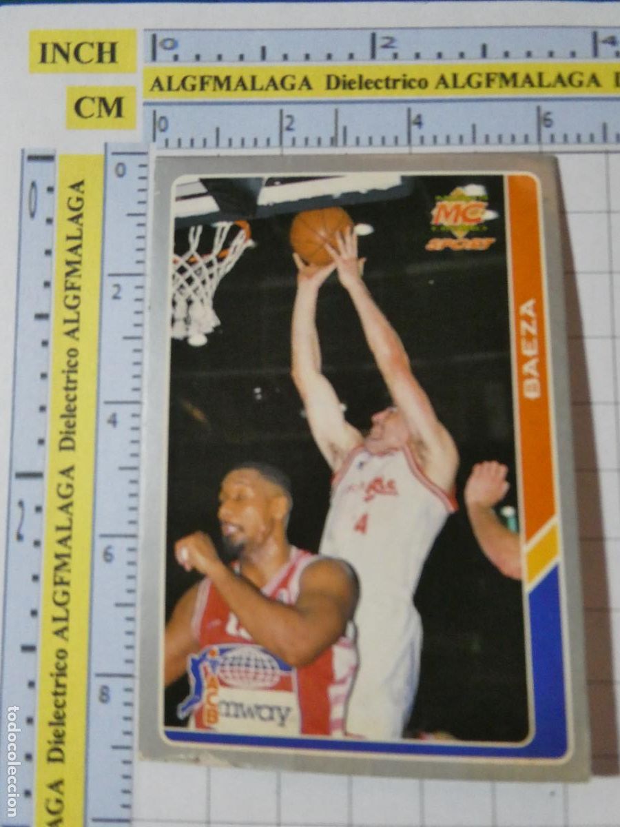 Coleccionismo deportivo: CROMO TARJETA DE BALONCESTO. 151 BAEZA CB BREOG&Aacute;N LUGO ACB95 ACB 95 1995. MUNDI CROMO.