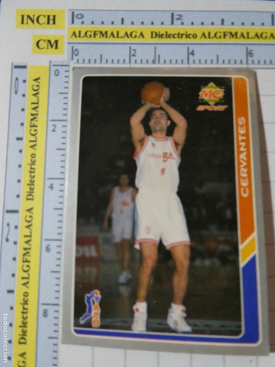 Coleccionismo deportivo: CROMO TARJETA DE BALONCESTO. 150 CERVANTES CB BREOG&Aacute;N LUGO ACB95 ACB 95 1995. MUNDI CROMO.
