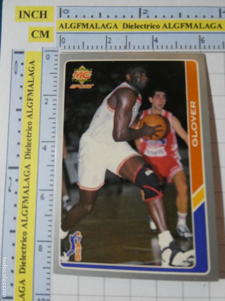 Coleccionismo deportivo: CROMO TARJETA DE BALONCESTO. 147 GLOVER CB BREOG&Aacute;N LUGO ACB95 ACB 95 1995. MUNDI CROMO.