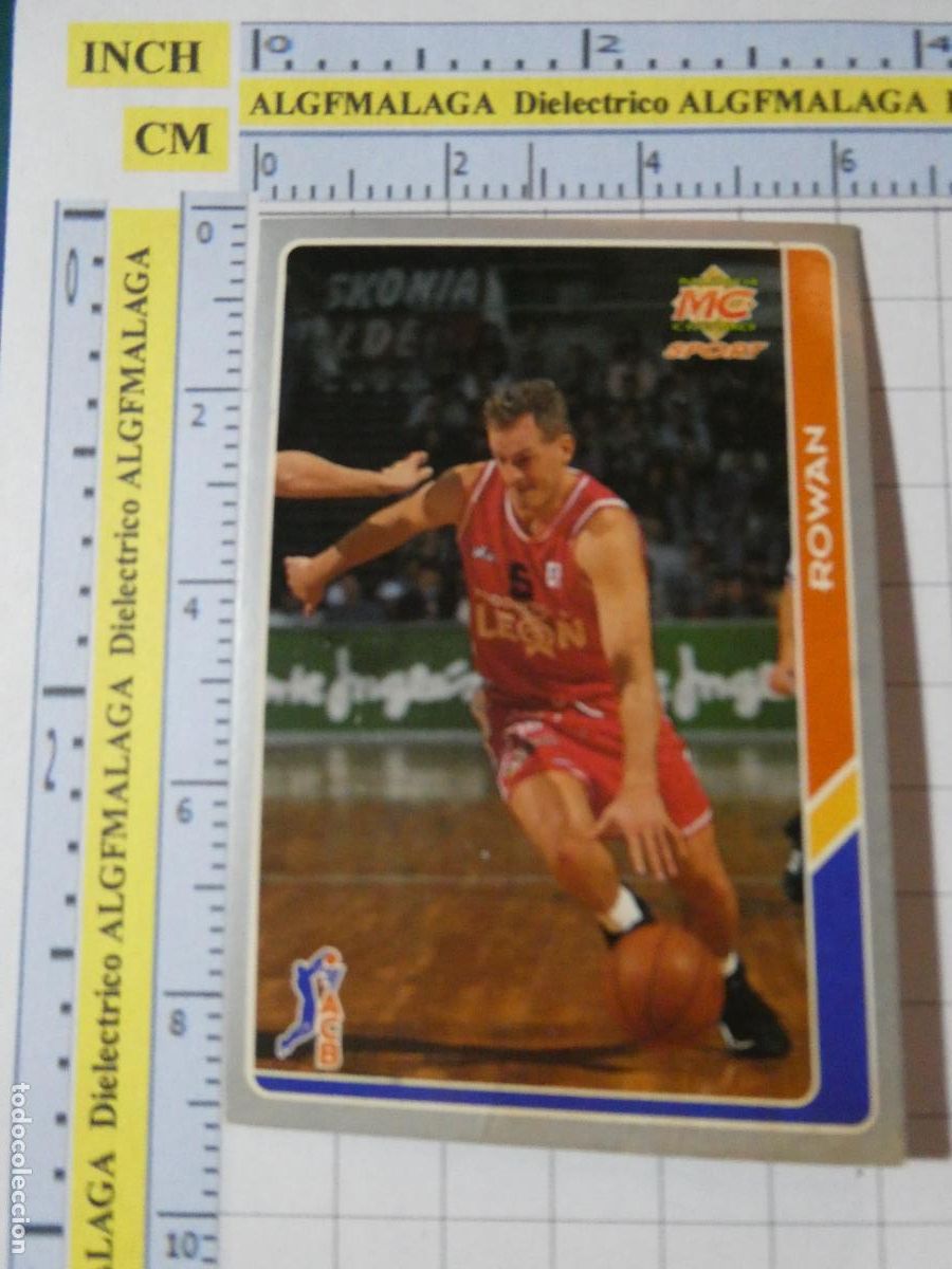 Coleccionismo deportivo: CROMO TARJETA DE BALONCESTO. 144 ROWAN CB BREOG&Aacute;N LUGO ACB95 ACB 95 1995. MUNDI CROMO.