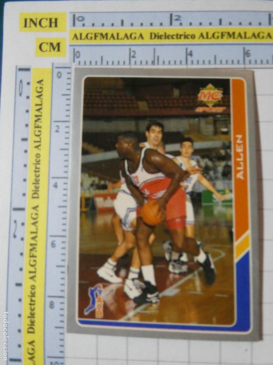 Coleccionismo deportivo: CROMO TARJETA DE BALONCESTO. 140 ALLEN BASKET LE&Oacute;N ACB95 ACB 95 1995. MUNDI CROMO.