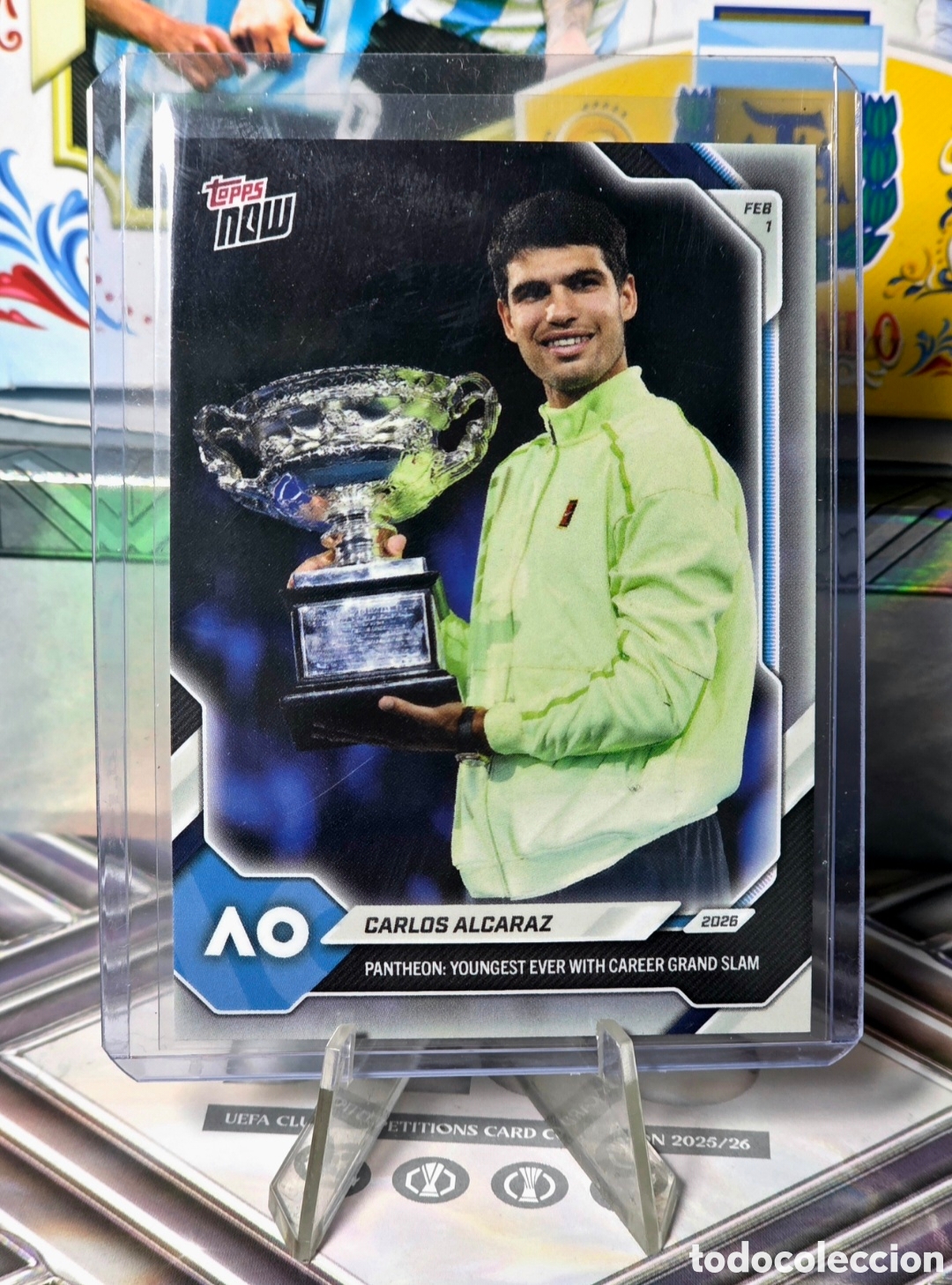 Coleccionismo deportivo: Carlos Alcaraz Topps Now #11 2026 Australian Open Winner