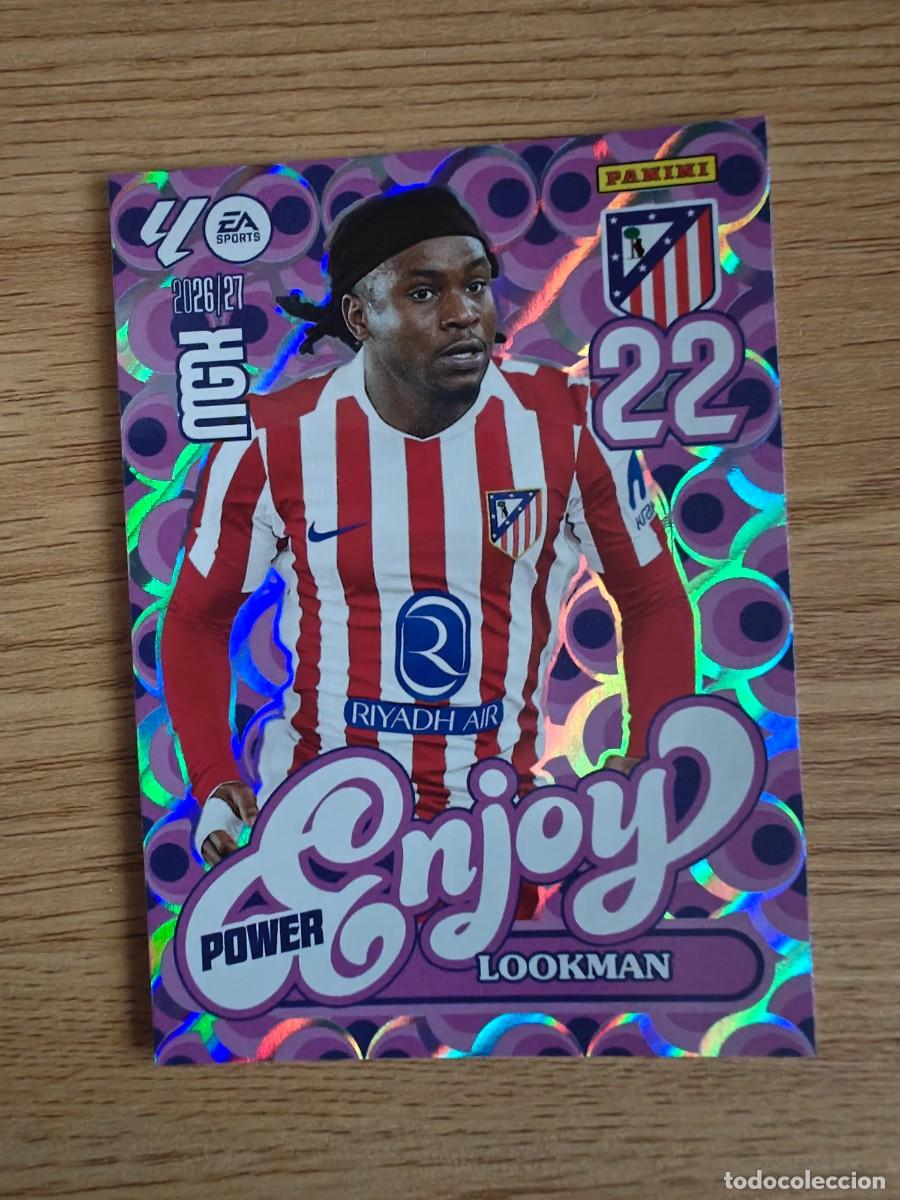 Coleccionismo deportivo: Lookman 385 P Enjoy Power Panini Megacracks 26 27 Atl&eacute;tico de Madrid 2026 2027
