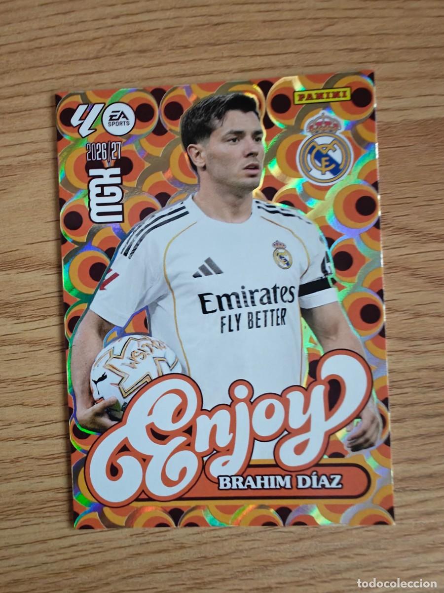 Coleccionismo deportivo: Brahim D&iacute;az 380 Enjoy Panini Megacracks 26 27 Real Madrid 2026 2027