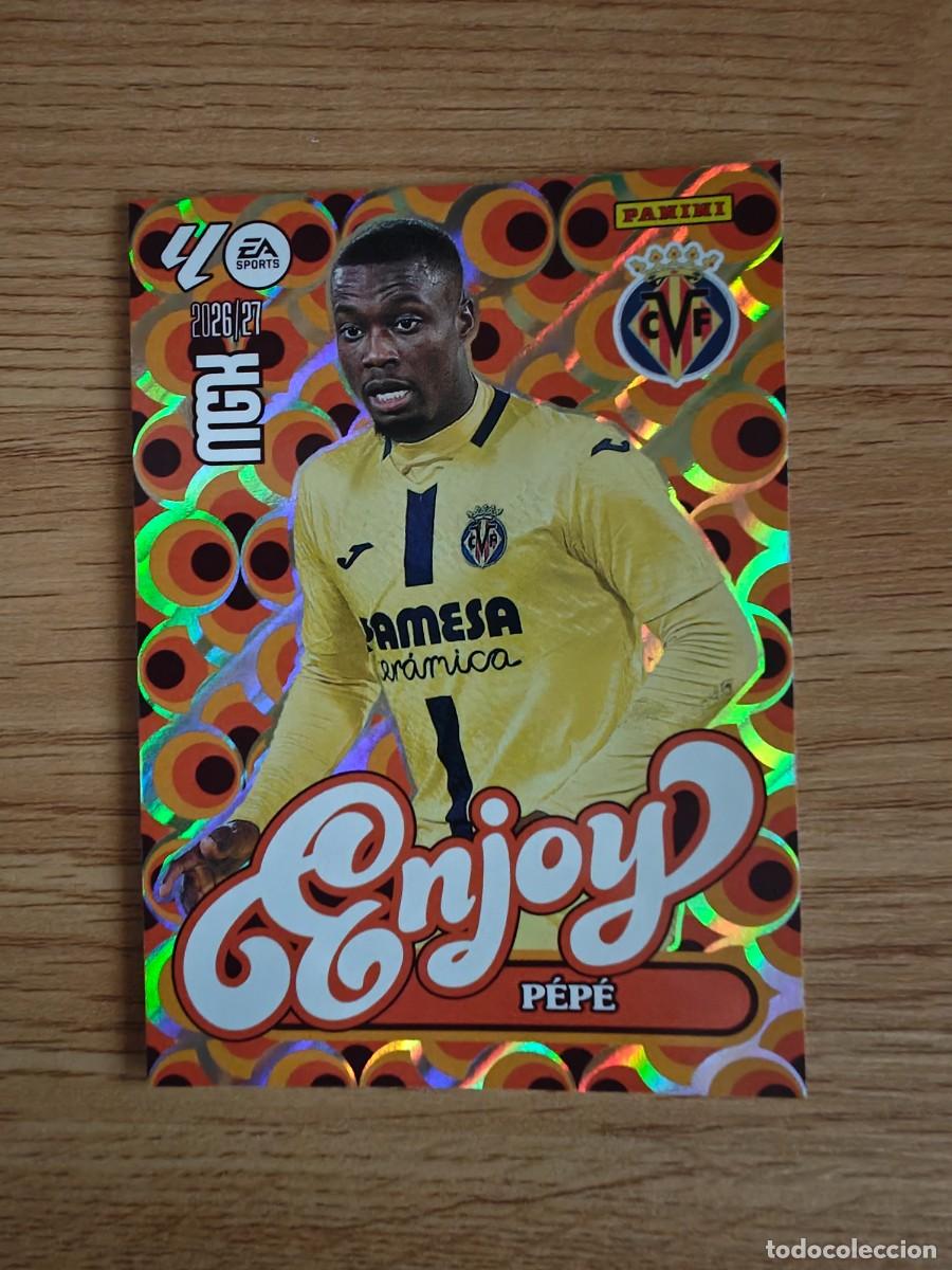 Coleccionismo deportivo: P&eacute;p&eacute; 386 Enjoy Panini Megacracks 26 27 Villarreal CF 2026 2027