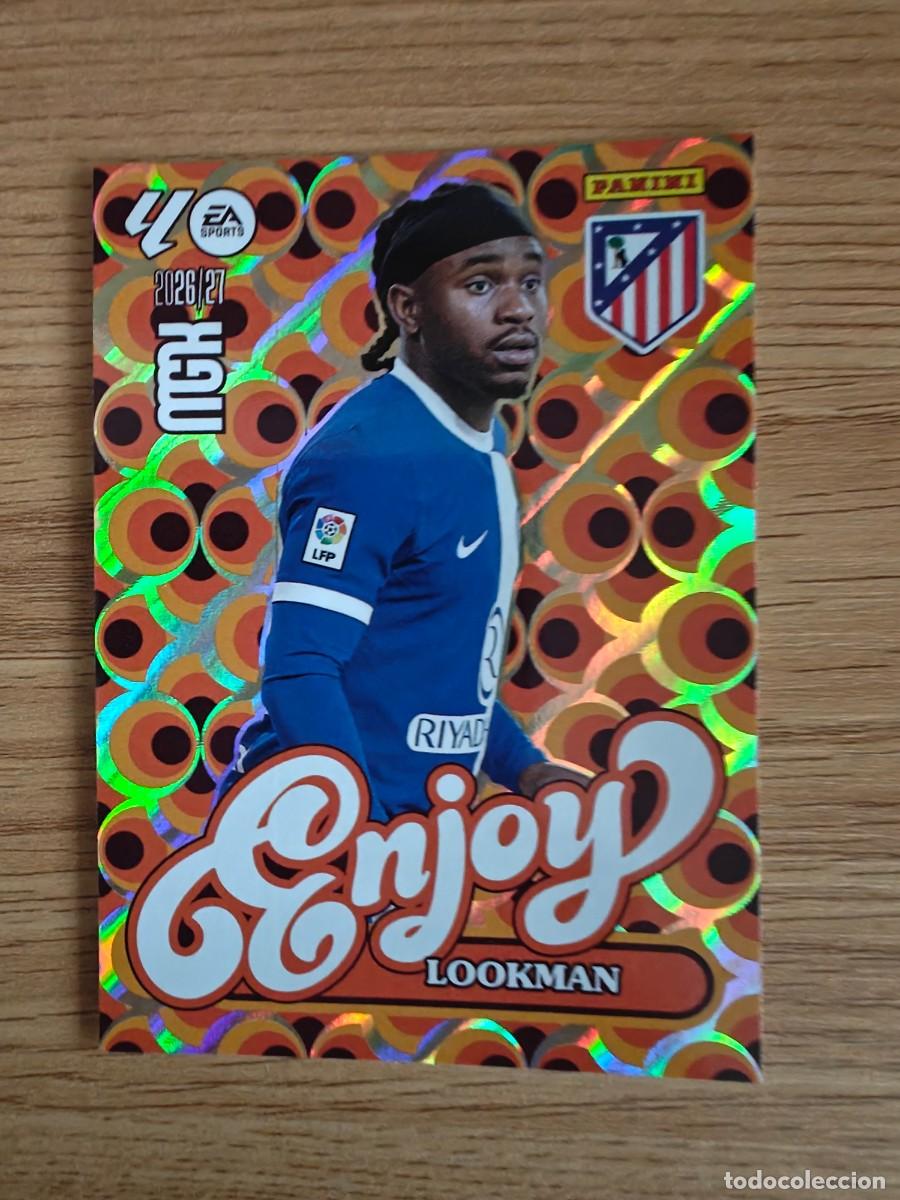 Coleccionismo deportivo: Lookman 385 Enjoy Panini Megacracks 26 27 Atl&eacute;tico de Madrid 2026 2027