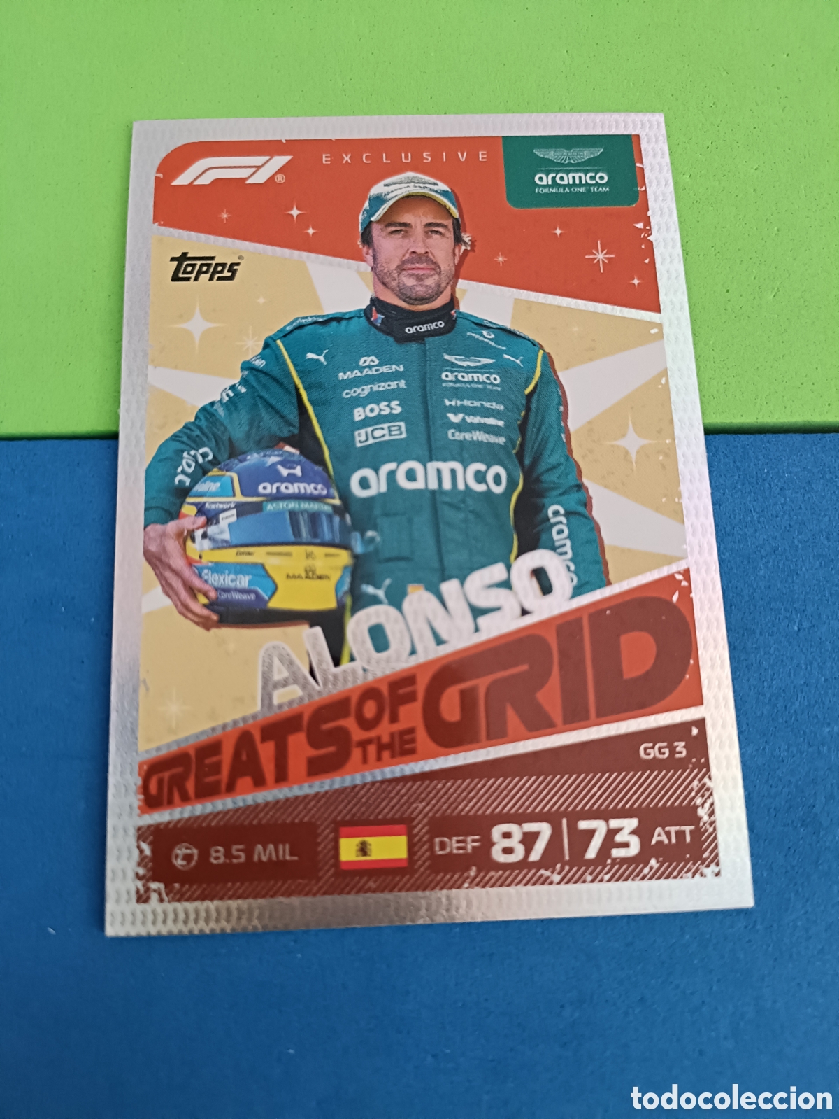 Coleccionismo deportivo: Topps Turbo Attax F&oacute;rmula uno F1 2026 - greats of the Grid GG 3 Fernando Alonso