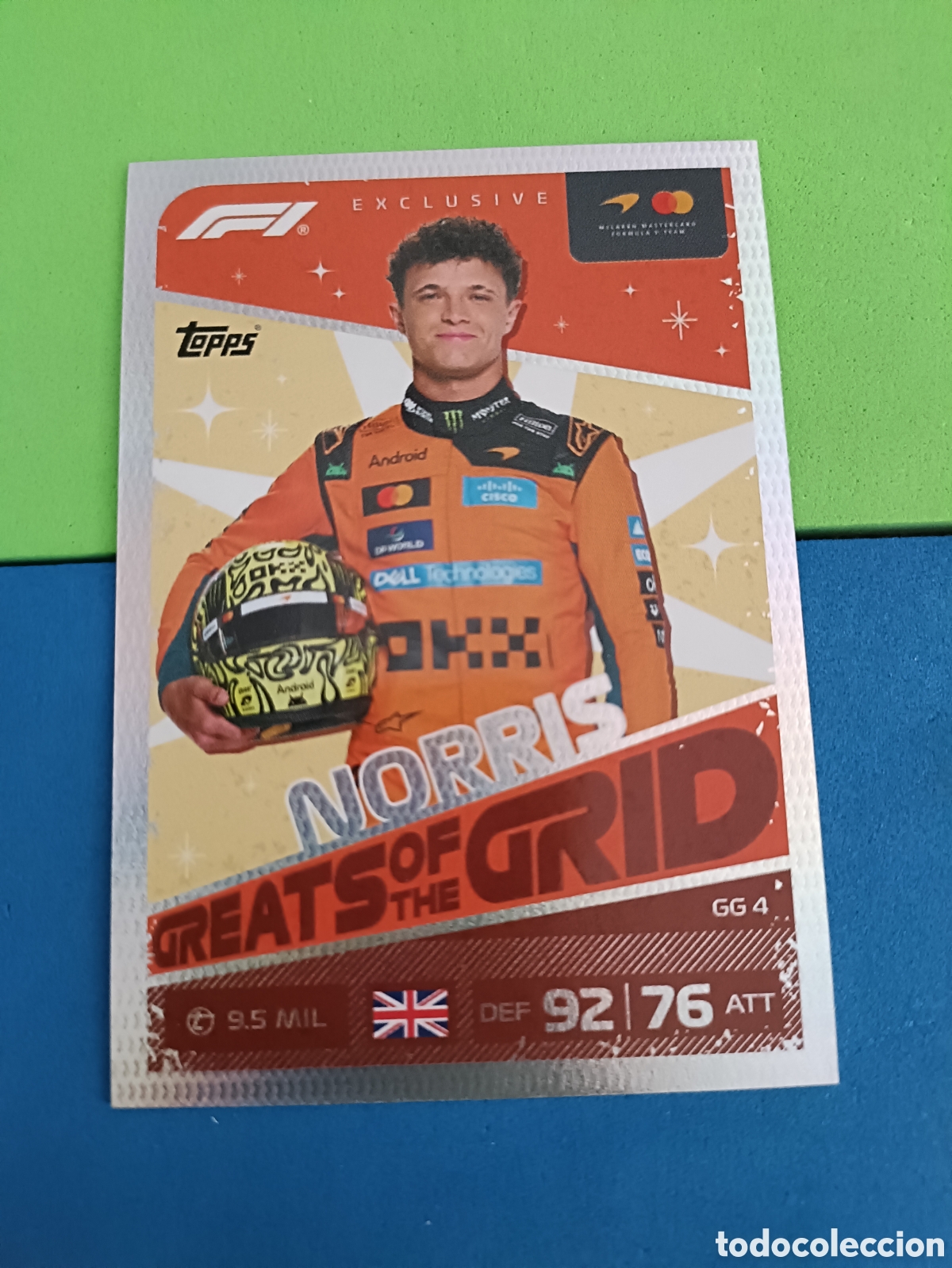 Coleccionismo deportivo: Topps Turbo Attax F&oacute;rmula uno F1 2026 - greats of the Grid GG 4 Norris