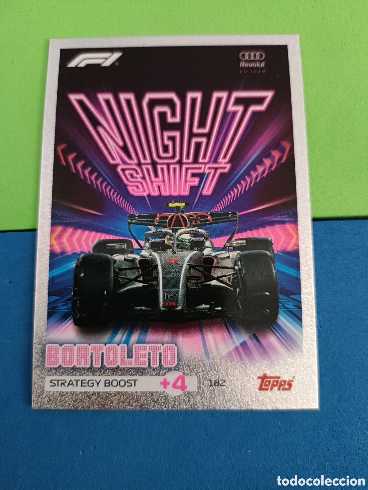 Collectionnisme sportif: Topps Turbo Attax F&oacute;rmula uno F1 2026 - 182 Night Shift Bortoleto