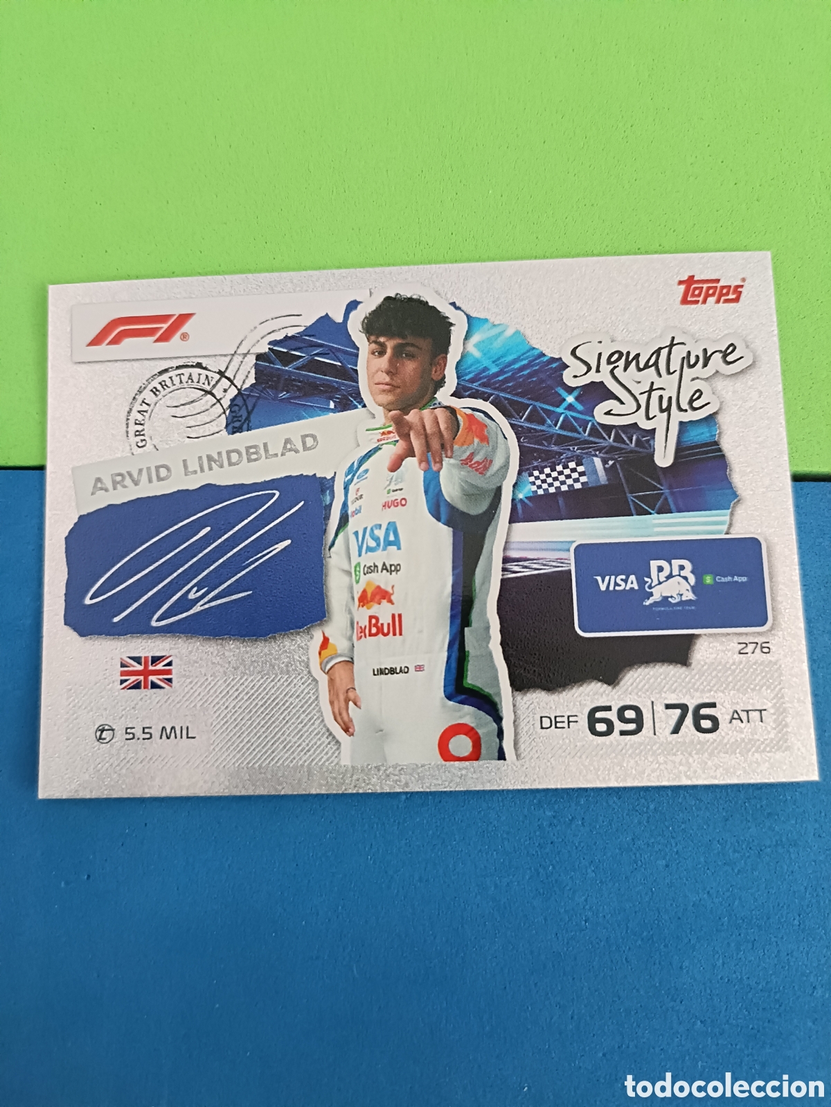 Sammelleidenschaft Sport: Topps Turbo Attax F&oacute;rmula uno F1 2026 - Signature style 276 Lindblad