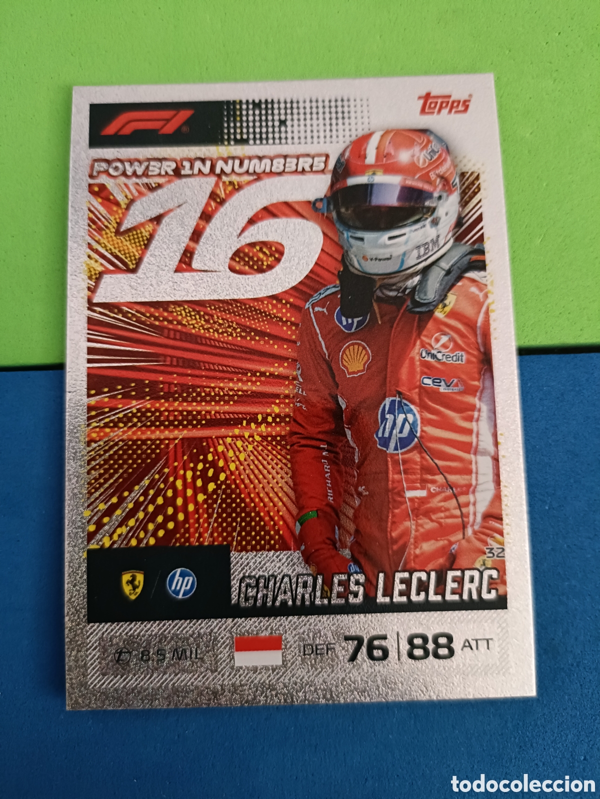 Sports collectibles: Topps Turbo Attax F&oacute;rmula uno F1 2026 - Power in numbers 32 Leclerc