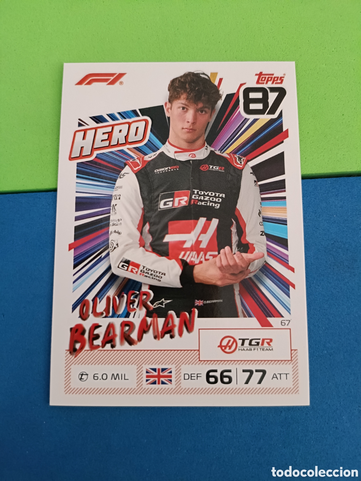 Coleccionismo deportivo: Topps Turbo Attax F&oacute;rmula uno F1 2026 - 67 Bearman