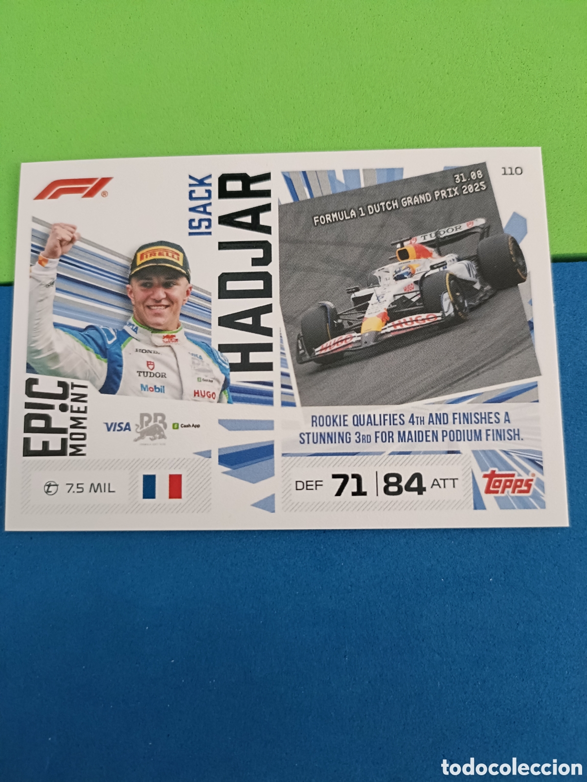 Coleccionismo deportivo: Topps Turbo Attax F&oacute;rmula uno F1 2026 - Epic Moment 110 Hadjar