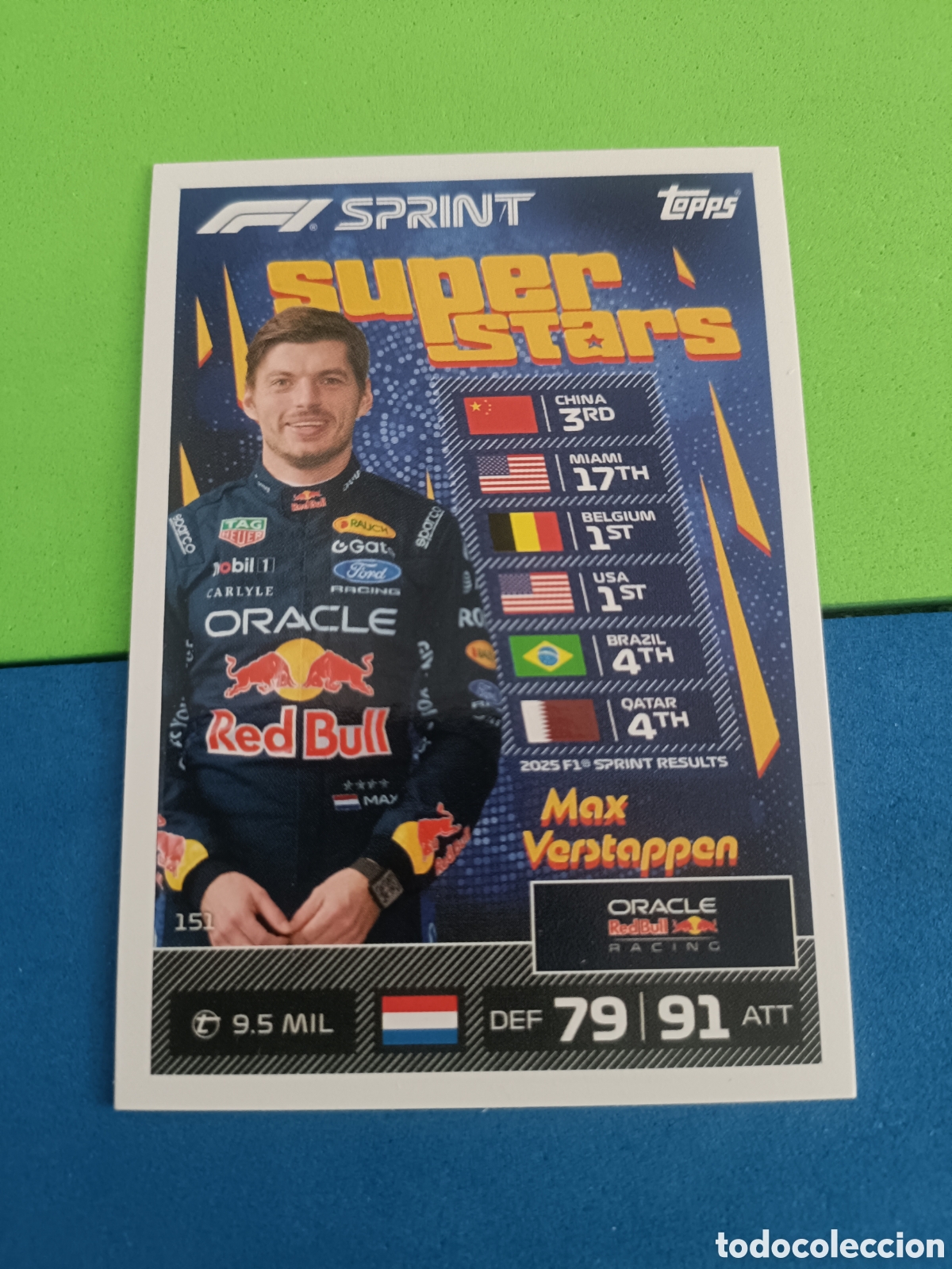 Coleccionismo deportivo: Topps Turbo Attax F&oacute;rmula uno F1 2026 - super stars 151 Verstappen