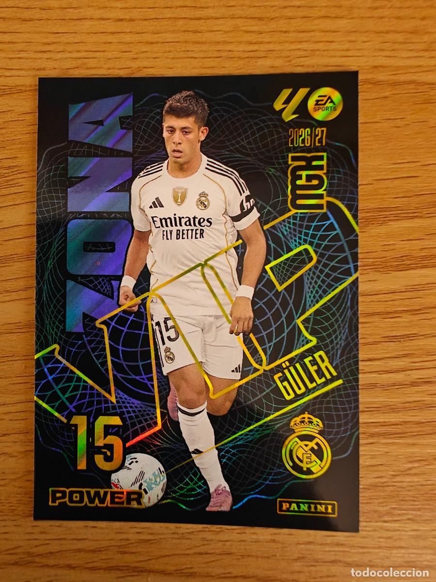 Coleccionismo deportivo: Arda G&uuml;ler 396 P Megacracks 26 27 Zona Vip Power Panini Real Madrid 2026 2027