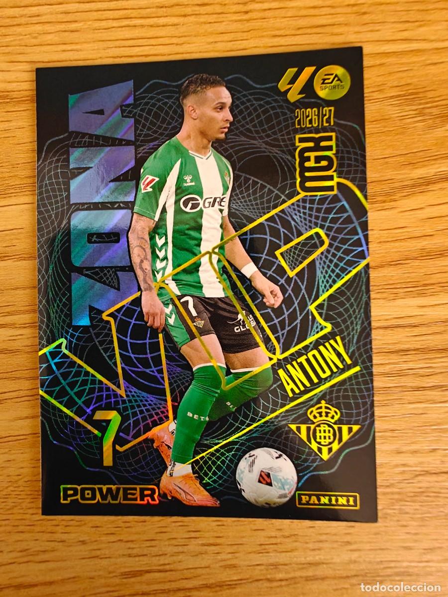 Coleccionismo deportivo: Antony 388 P Megacracks 26 27 Zona Vip Power Panini Real Betis 2026 2027