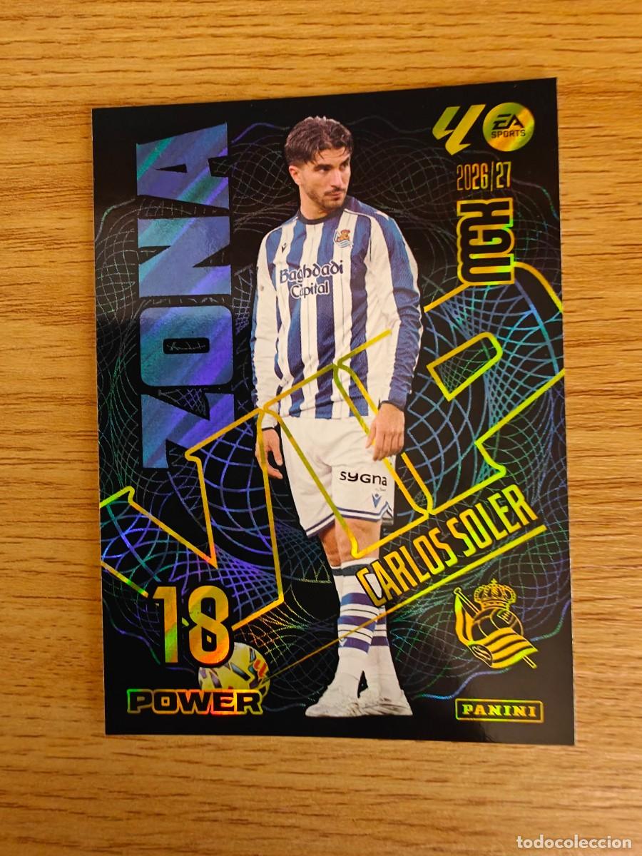 Coleccionismo deportivo: Carlos Soler 390 P Megacracks 26 27 Zona Vip Power Panini Real Sociedad 2026 2027