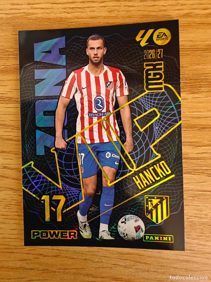 Coleccionismo deportivo: Hancko 397 P Megacracks 26 27 Zona Vip Power Panini Atl&eacute;tico de Madrid 2026 2027
