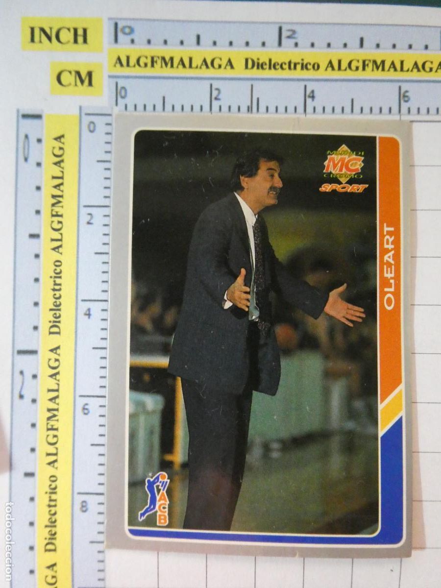 Coleccionismo deportivo: CROMO TARJETA DE BALONCESTO. 164 OLEART CB MURCIA ACB95 ACB 95 1995. MUNDI CROMO.
