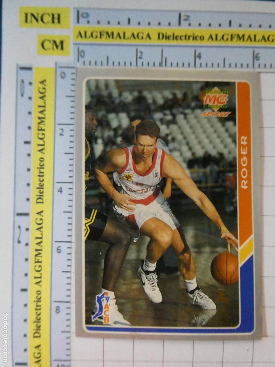 Coleccionismo deportivo: CROMO TARJETA DE BALONCESTO. 166 ROGER CB MURCIA ACB95 ACB 95 1995. MUNDI CROMO.