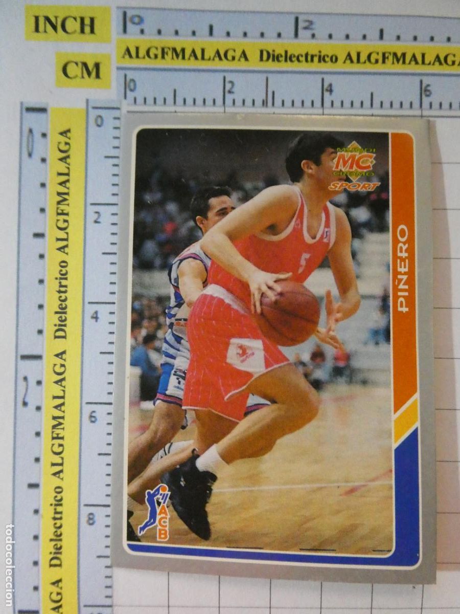 Coleccionismo deportivo: CROMO TARJETA DE BALONCESTO. 167 PI&Ntilde;ERO CB MURCIA ACB95 ACB 95 1995. MUNDI CROMO.