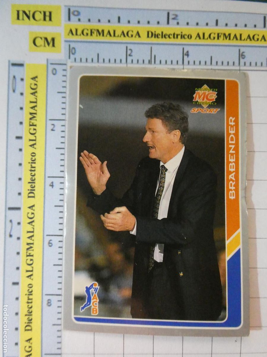 Coleccionismo deportivo: CROMO TARJETA DE BALONCESTO. 173 BRABENDER FORUM VALLADOLID ACB95 ACB 95 1995. MUNDI CROMO.