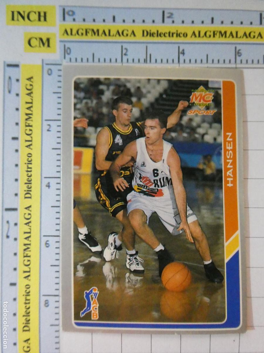 Coleccionismo deportivo: CROMO TARJETA DE BALONCESTO. 175 HANSEN FORUM VALLADOLID ACB95 ACB 95 1995. MUNDI CROMO.