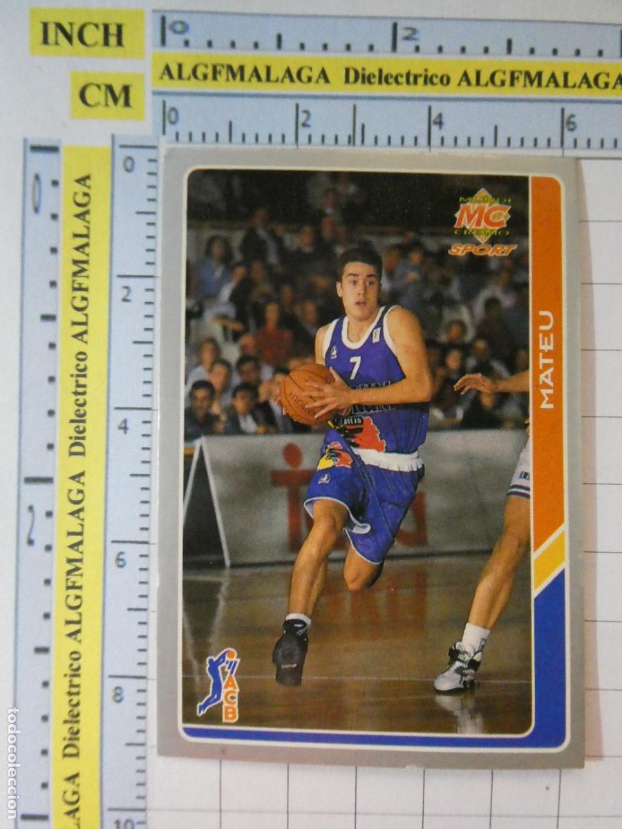 Coleccionismo deportivo: CROMO TARJETA DE BALONCESTO. 176 MATEU FORUM VALLADOLID ACB95 ACB 95 1995. MUNDI CROMO.