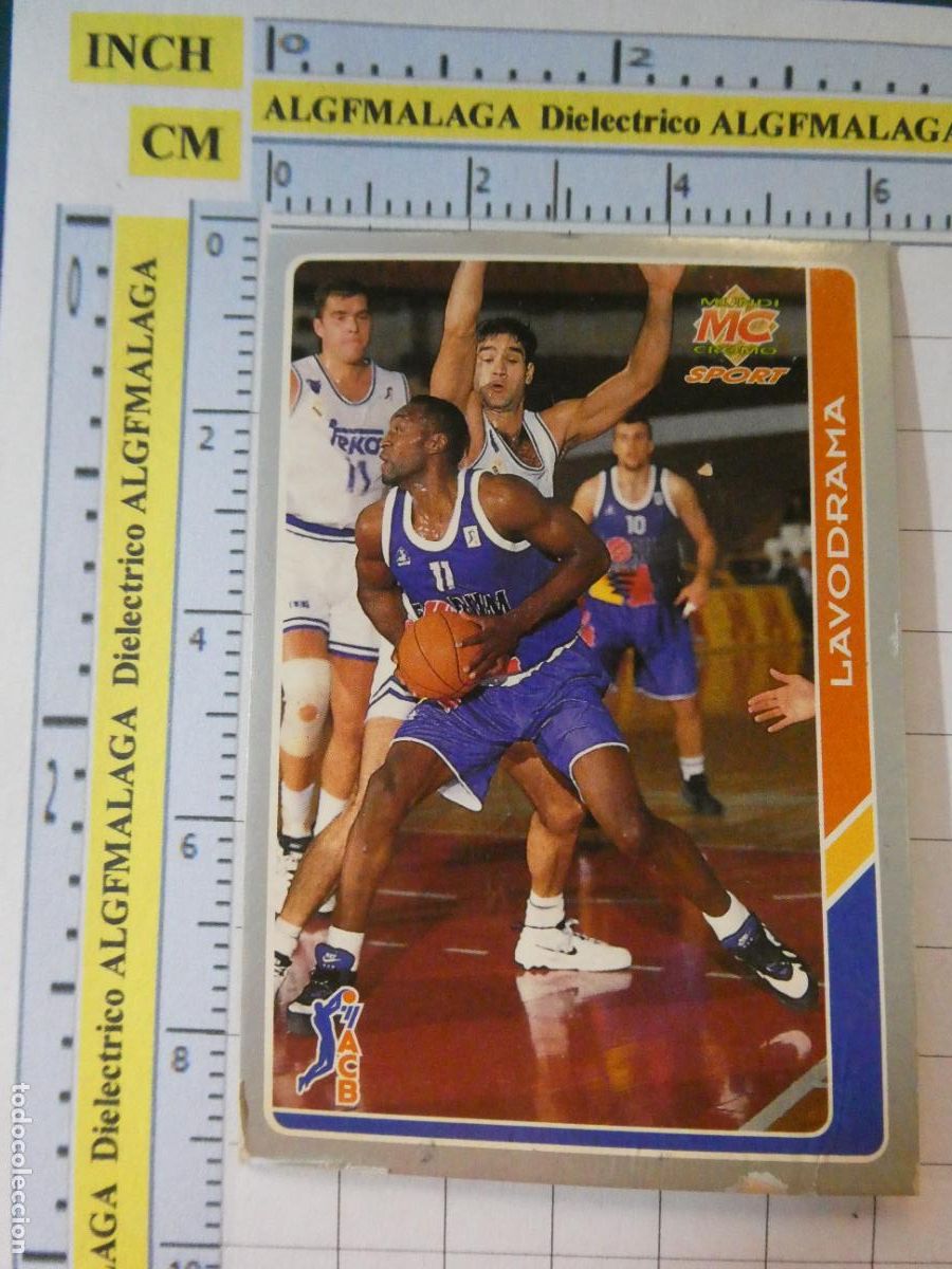 Coleccionismo deportivo: CROMO TARJETA DE BALONCESTO. 178 LAVODRAMA FORUM VALLADOLID ACB95 ACB 95 1995. MUNDI CROMO.
