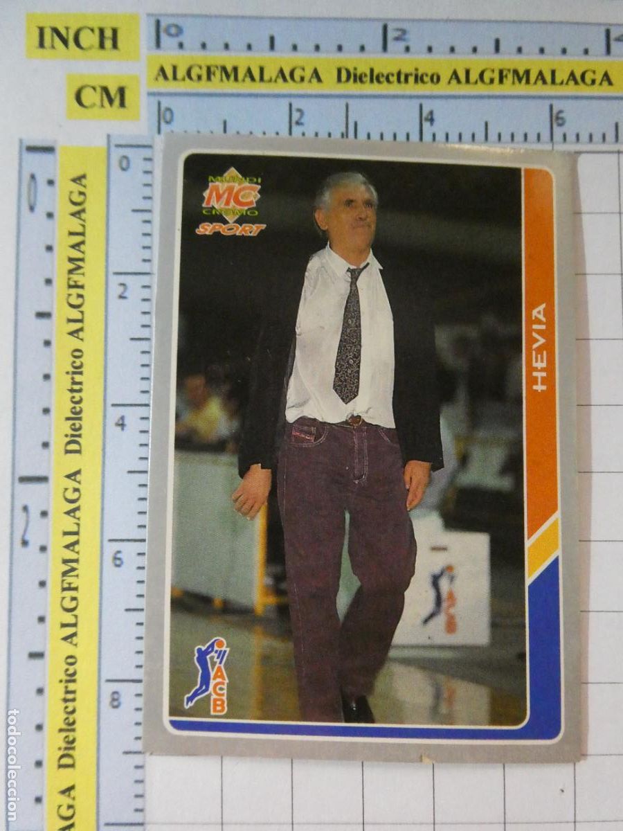 Coleccionismo deportivo: CROMO TARJETA DE BALONCESTO. 191 HEVIA CB SALAMANCA ACB95 ACB 95 1995. MUNDI CROMO.