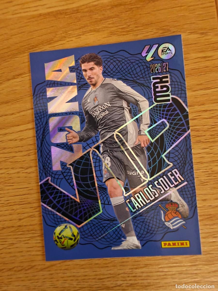 Coleccionismo deportivo: Carlos Soler 390 Zona Vip Panini Megacracks 26 27 Real Sociedad 2026 2027