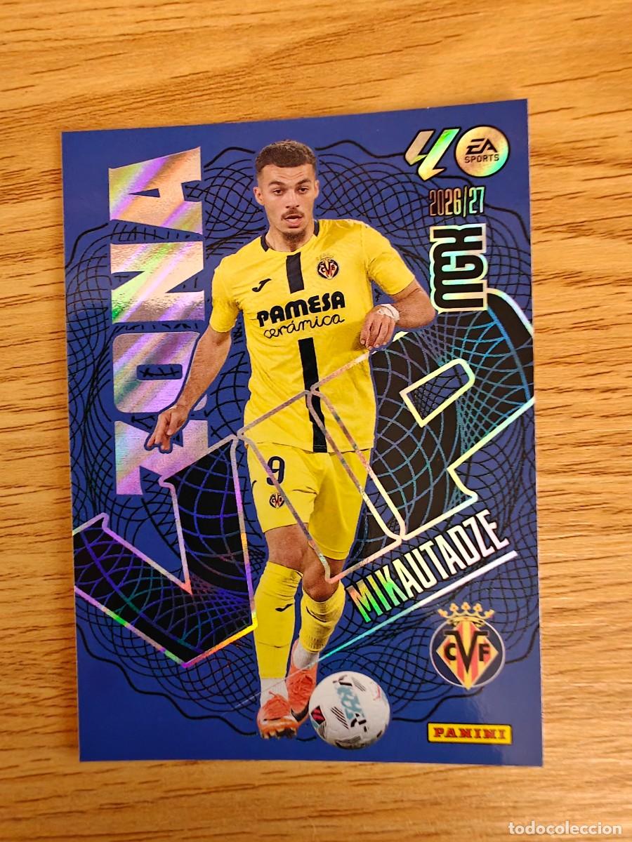 Coleccionismo deportivo: Mikautadze 402 Zona Vip Panini Megacracks 26 27 Villarreal CF 2026 2027