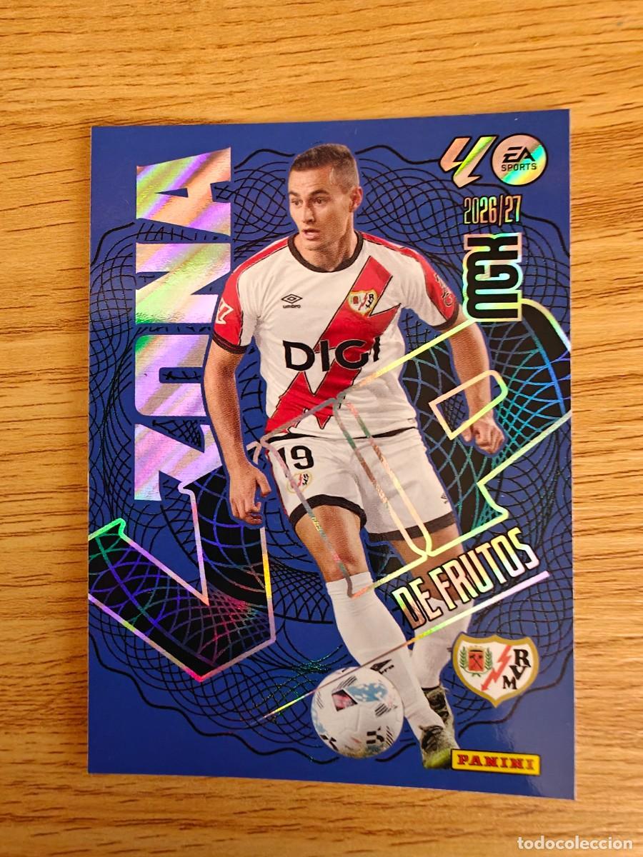 Coleccionismo deportivo: De Frutos 392 Zona Vip Panini Megacracks 26 27 Rayo Vallecano 2026 2027