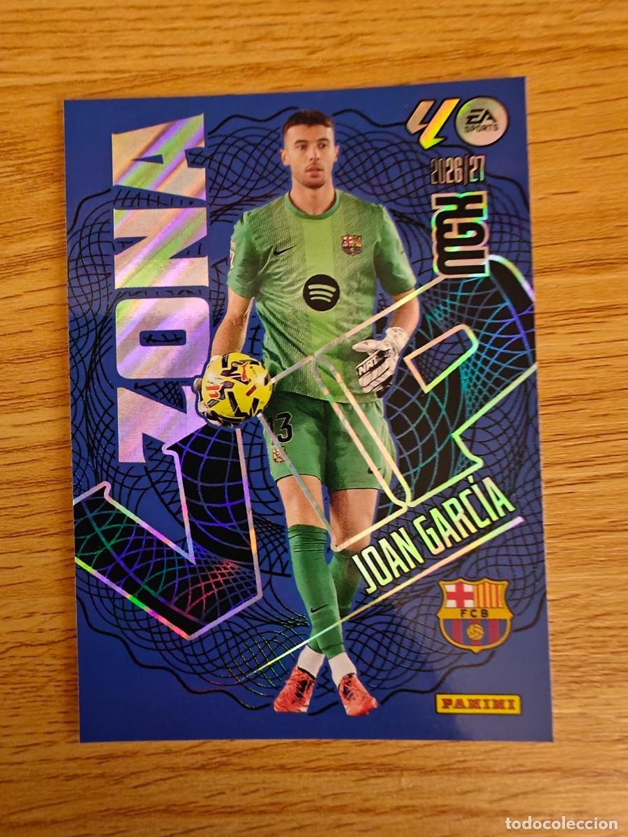 Coleccionismo deportivo: Joan Garc&iacute;a 399 Zona Vip Panini Megacracks 26 27 FC Barcelona 2026 2027