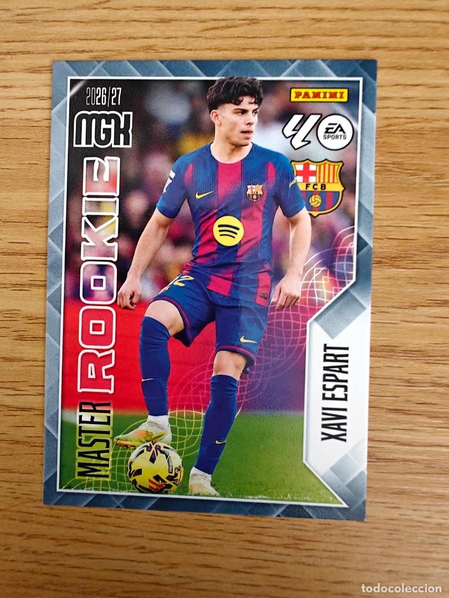 Coleccionismo deportivo: Xavi Espart 422 Megacracks 26 27 Master Rookie Panini FC Barcelona 2026 2027