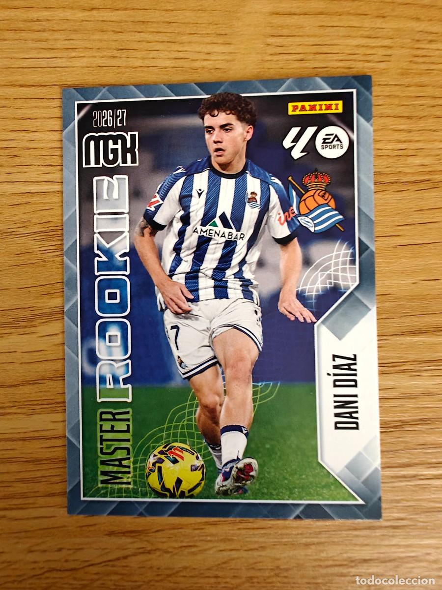 Coleccionismo deportivo: Dani D&iacute;az 411 Megacracks 26 27 Master Rookie Panini Real Sociedad 2026 2027