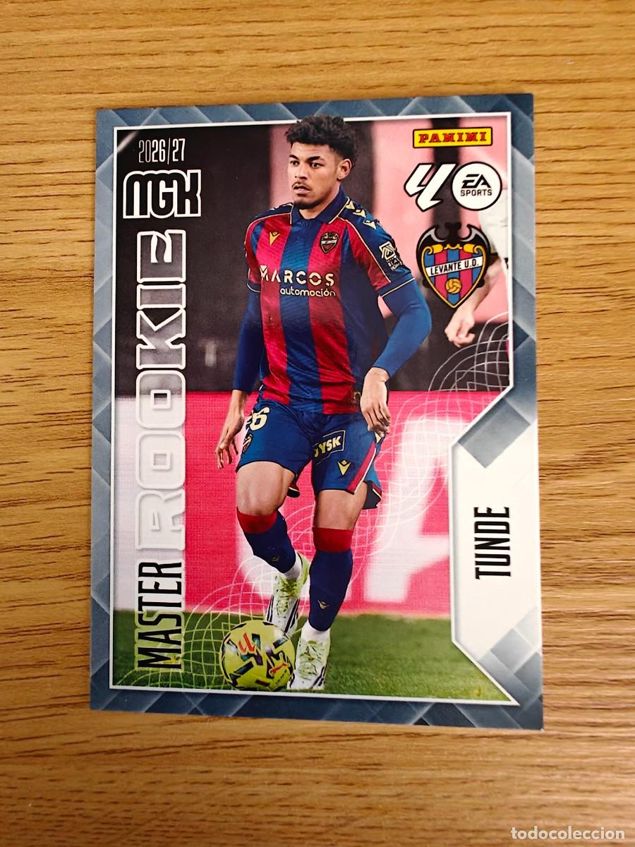 Coleccionismo deportivo: Tunde 421 Megacracks 26 27 Master Rookie Panini UD Levante 2026 2027