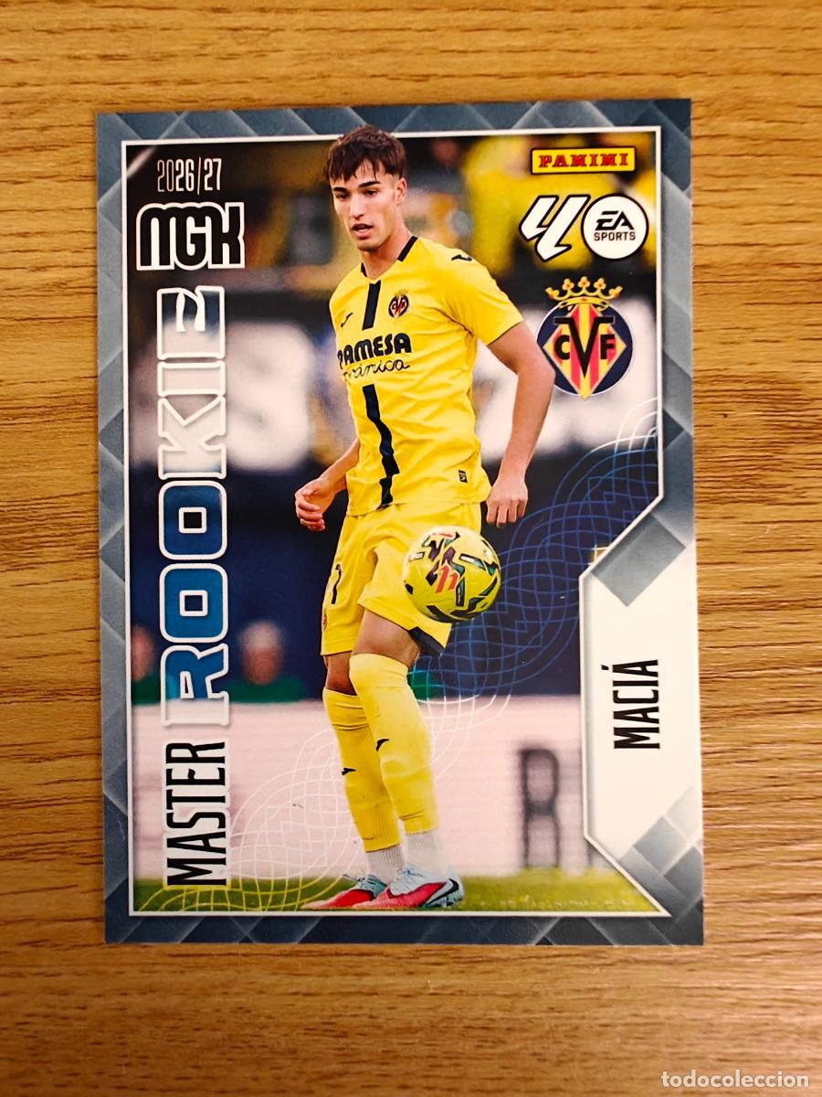 Coleccionismo deportivo: Mac&iacute;a 417 Megacracks 26 27 Master Rookie Panini Villarreal CF 2026 2027