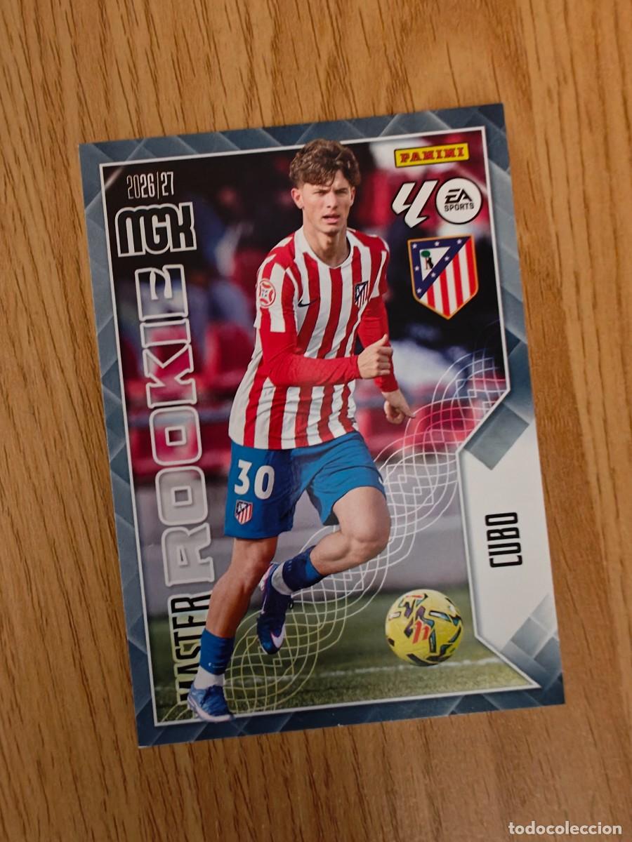 Coleccionismo deportivo: Cubo 410 Megacracks 26 27 Master Rookie Panini Atl&eacute;tico de Madrid 2026 2027