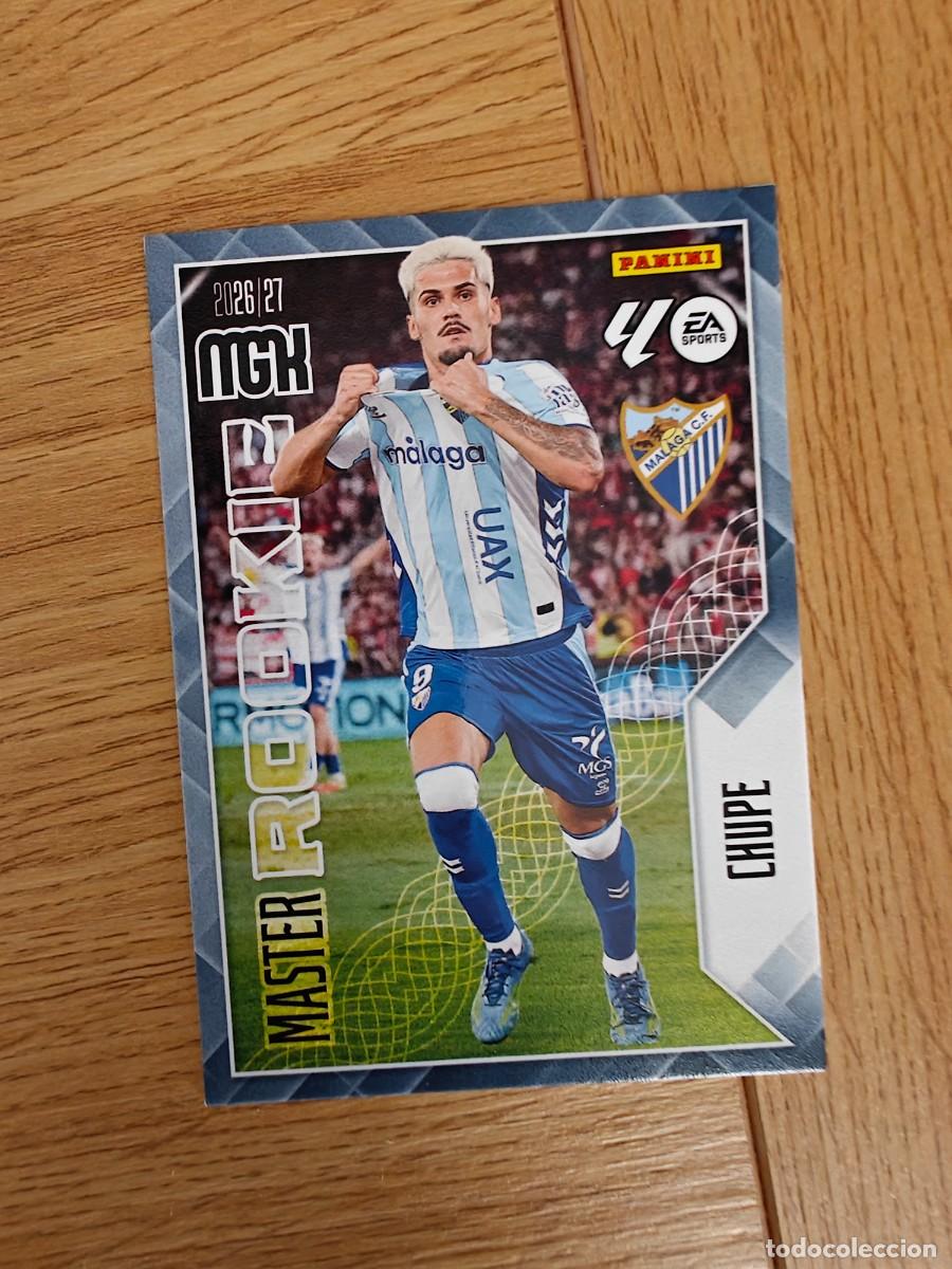 Coleccionismo deportivo: Chupe 409 Megacracks 26 27 Master Rookie Panini M&aacute;laga CF 2026 2027