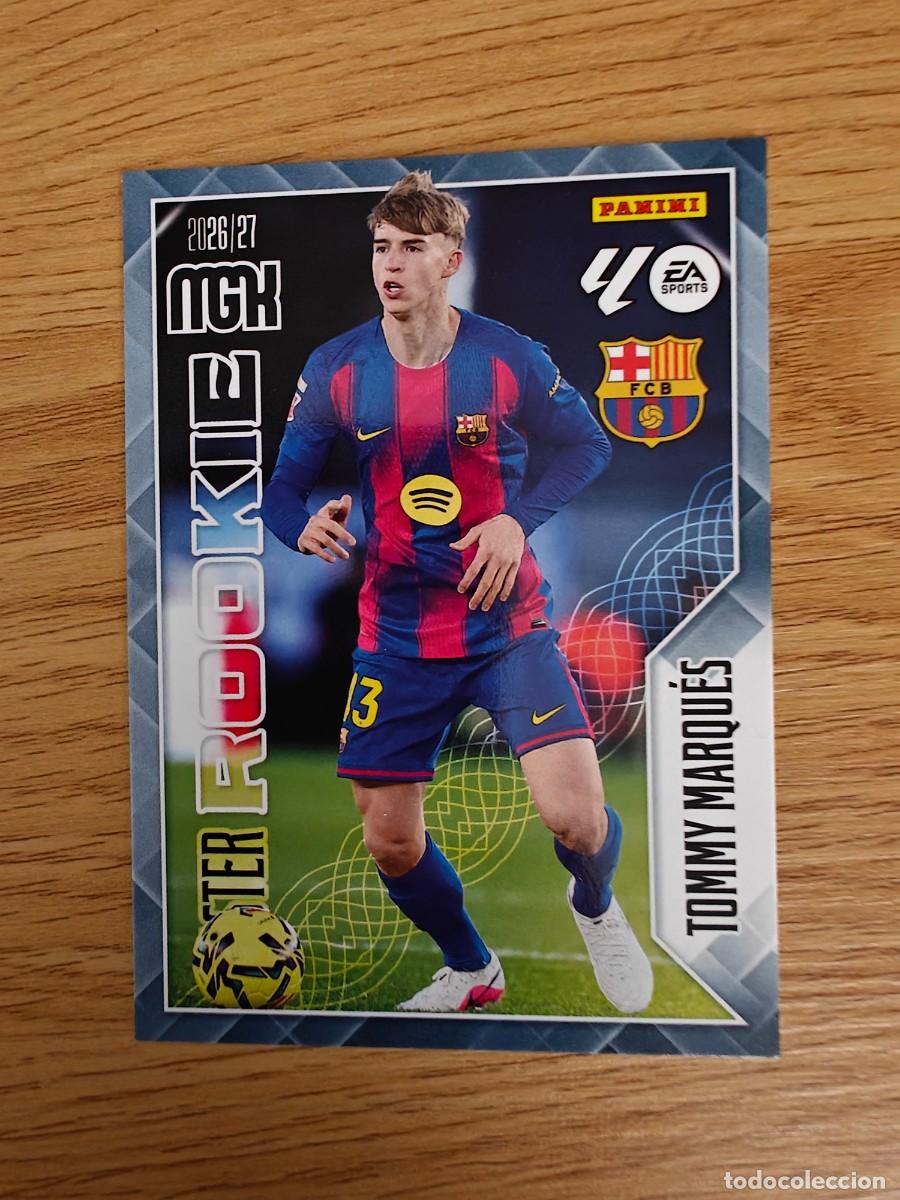 Coleccionismo deportivo: Tommy Marqu&eacute;s 420 Megacracks 26 27 Master Rookie Panini FC Barcelona 2026 2027