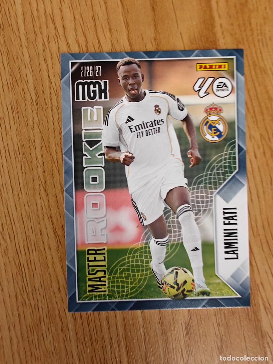 Coleccionismo deportivo: Lamini Fati 416 Megacracks 26 27 Master Rookie Panini Real Madrid 2026 2027