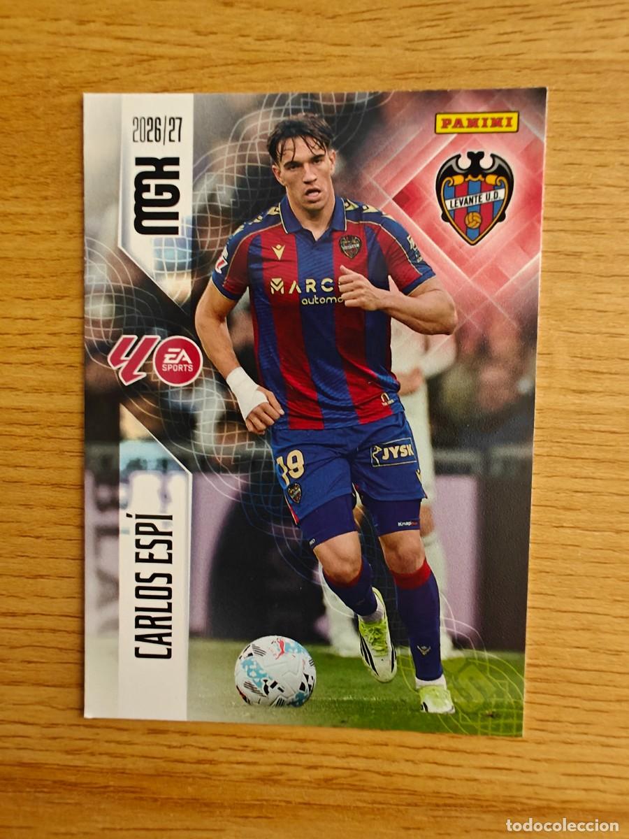 Coleccionismo deportivo: Carlos Esp&iacute; 214 Megacracks 26 27 Panini UD Levante 2026 2027