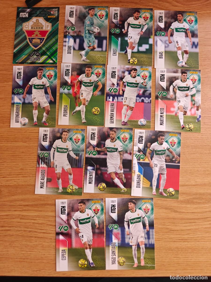 Sammelleidenschaft Sport: Lote 13 Cromos Megacracks 26 27 Elche CF 2026 2027