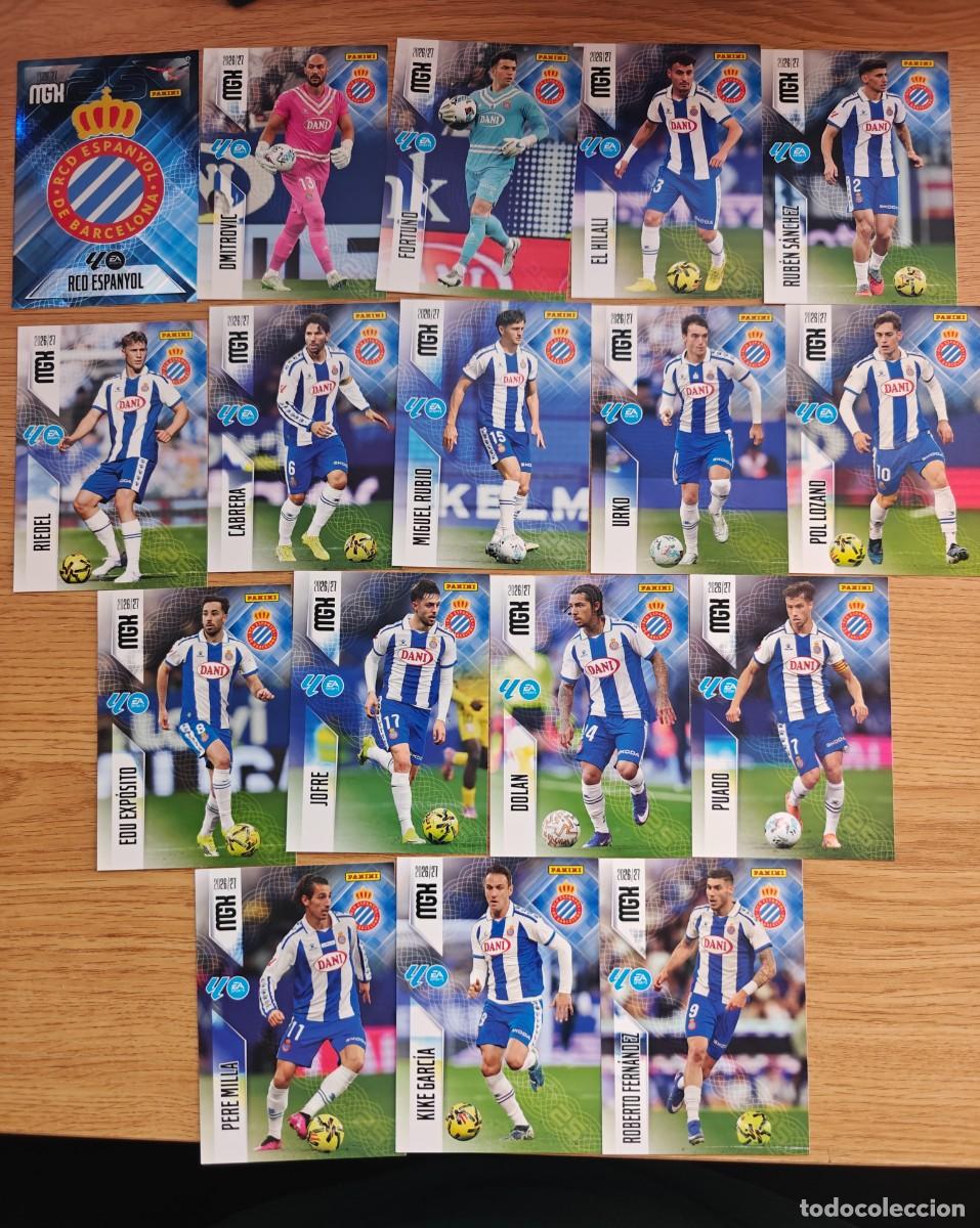 Coleccionismo deportivo: Lote 17 Cromos Megacracks 26 27 RCD Espanyol 2026 2027