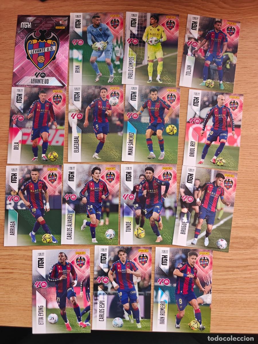 Coleccionismo deportivo: Lote 15 Cromos Megacracks 26 27 Levante UD 2026 2027