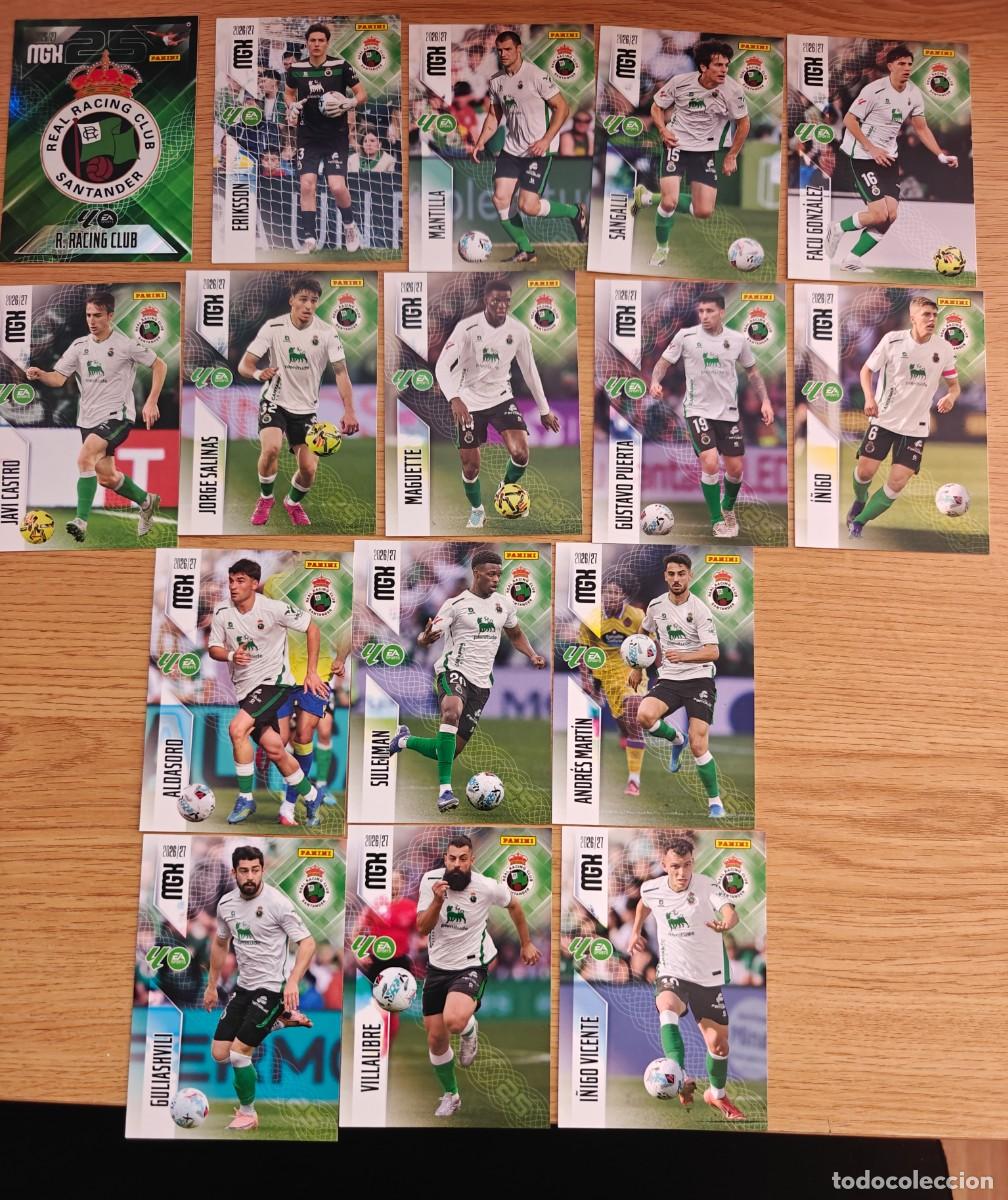 Coleccionismo deportivo: Lote 16 Cromos Megacracks 26 27 Real Racing Club 2026 2027