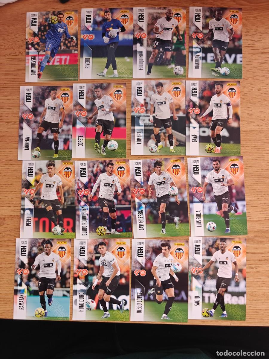 Coleccionismo deportivo: Lote 16 Cromos Megacracks 26 27 Valencia CF 2026 2027