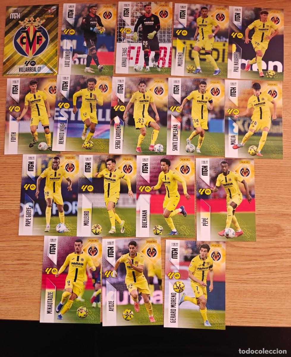 Coleccionismo deportivo: Lote 17 Cromos Megacracks 26 27 Villarreal CF 2026 2027