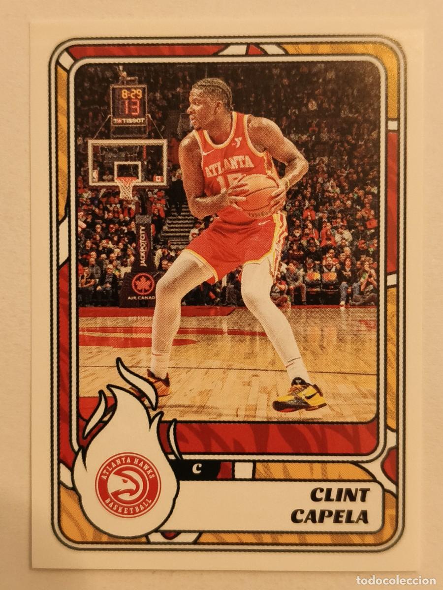 Collectionnisme sportif: #100 CLINT CAPELA (ATLANTA HAWKS) TROFEOS BALONCESTO NBA 2024/2025 PANINI